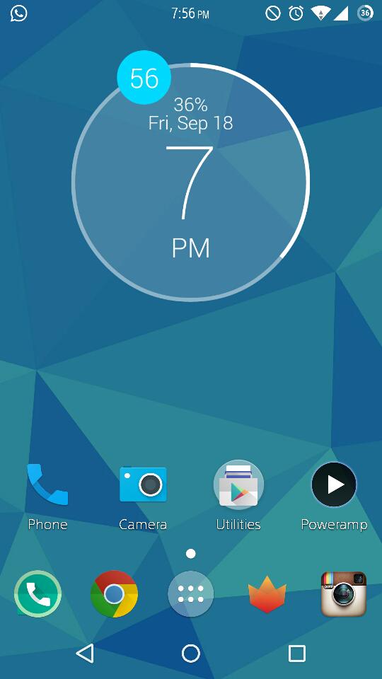 andresordeix's tweet photo. @SectorAndroidRD #ShowScreen del día! Nova + Android M Icon Pack + Minimal Clock. http://t.co/9eH8TE0WE9