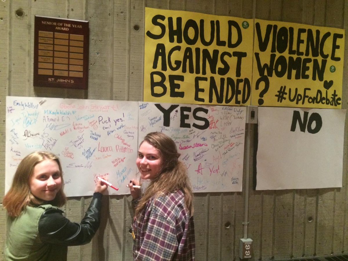 MUNOxfam's tweet photo. I believe that Violence Against Women Should be ENDED! @MUNOxfam @TBTNFoundation #TakeBackTheNight #UpForDebate http://t.co/Vao5JLUTBL