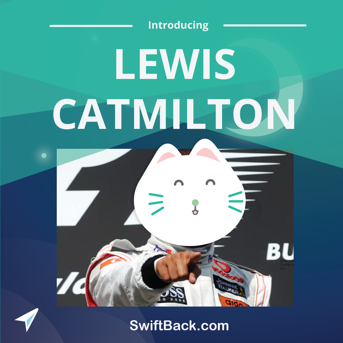 SwiftBackSG's tweet photo. Tag a friend who's into fast cars... and cats #swiftback #f1 #formula1 #singapore http://t.co/kUt4JQSLvz http://t.co/qEUIBW3ZOA
