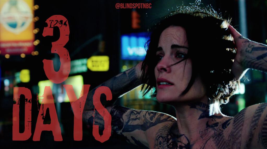 3 DAYS. #BlindspotNBC