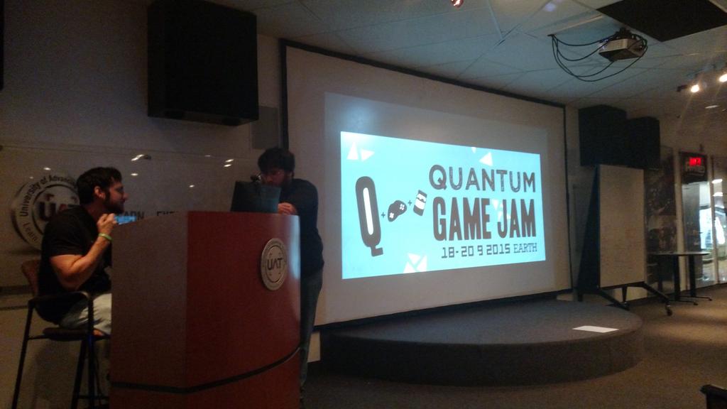 gamecolab's tweet photo. Getting ready to kick off the #QuantumJam at @UATedu with #IntelHacks! http://t.co/cXZkW5Jwx2