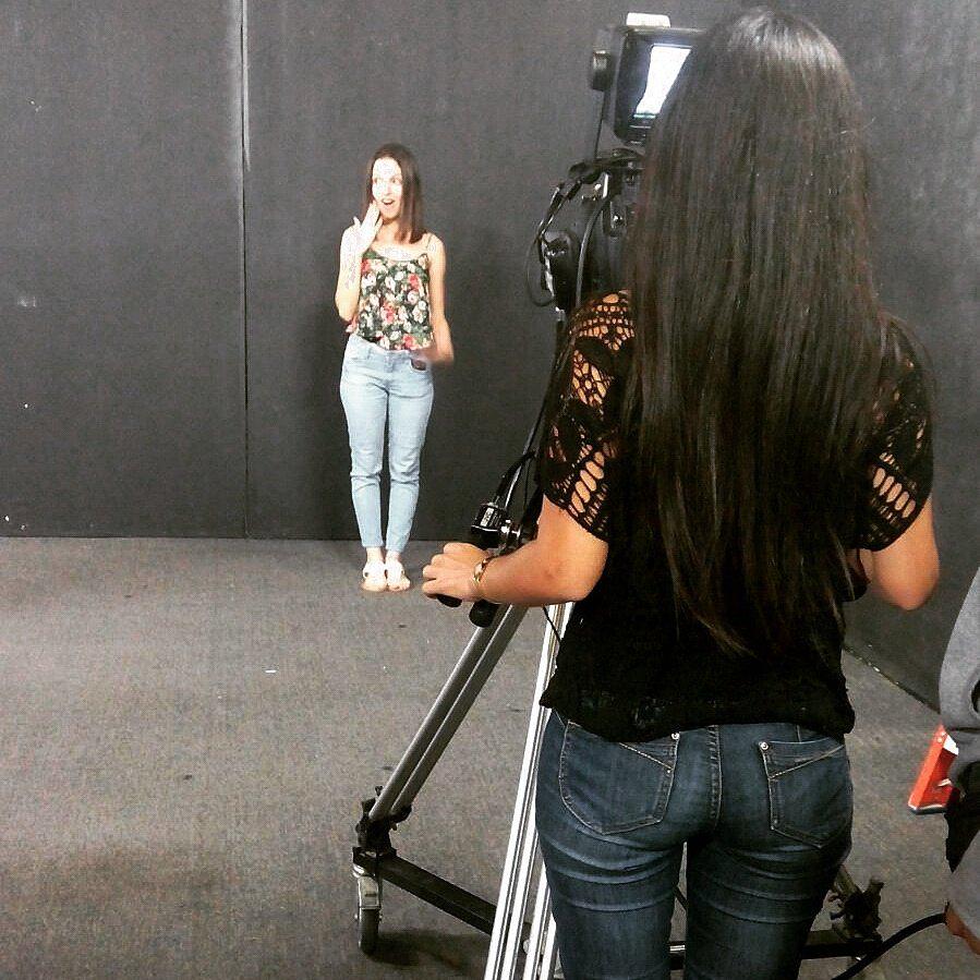 emilycsoto's tweet image. Practica de televisión #Urbe #Tvclass #University