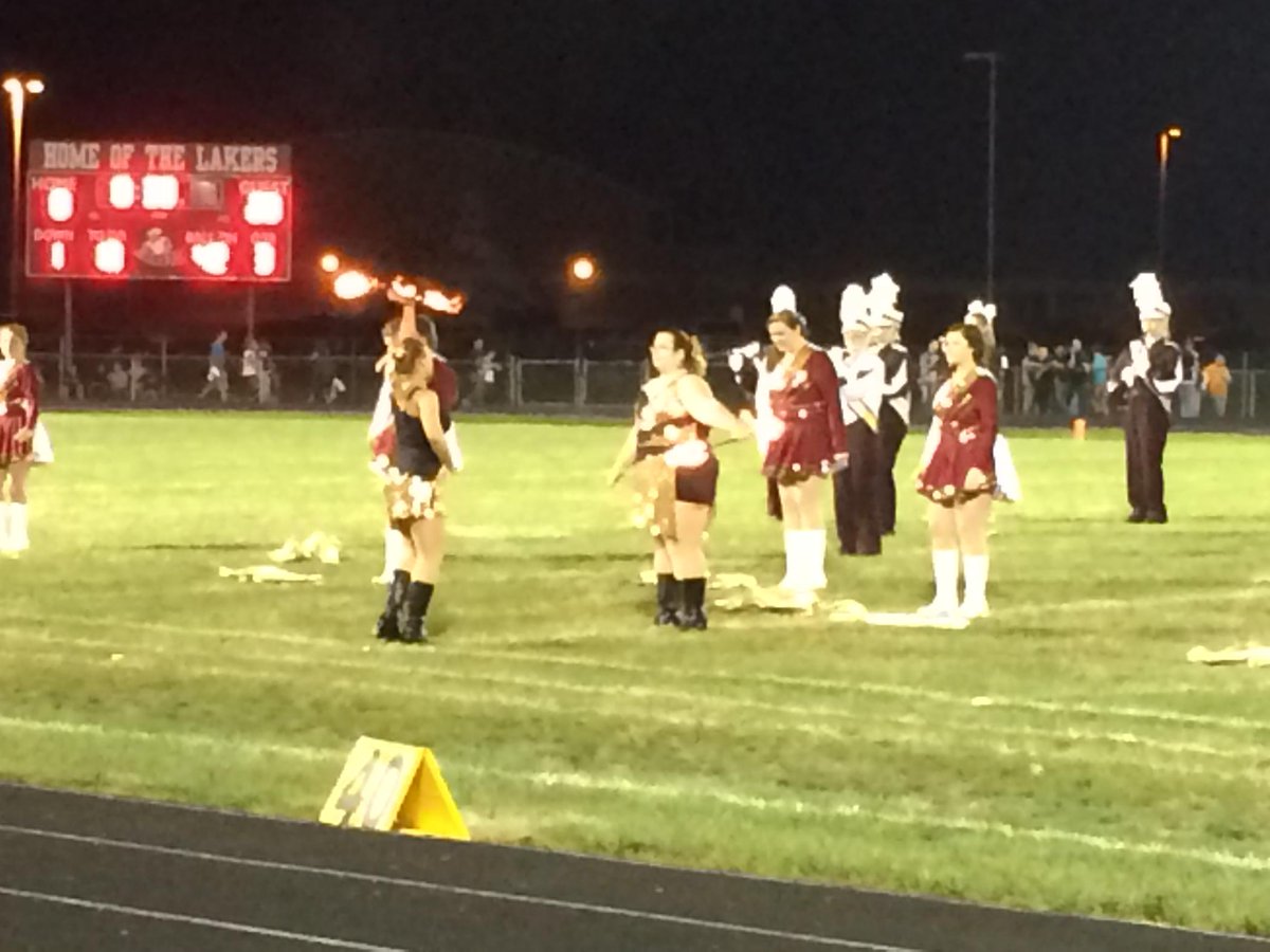 dyga13's tweet photo. PV halftime twirling fire @PymatuningLaker http://t.co/AAX7SPV4nl