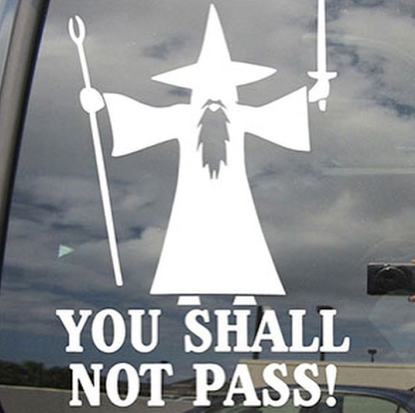 DPool_HP's tweet photo. Lord Of The Rings Car Decal http://t.co/ZiUrkrPAX8