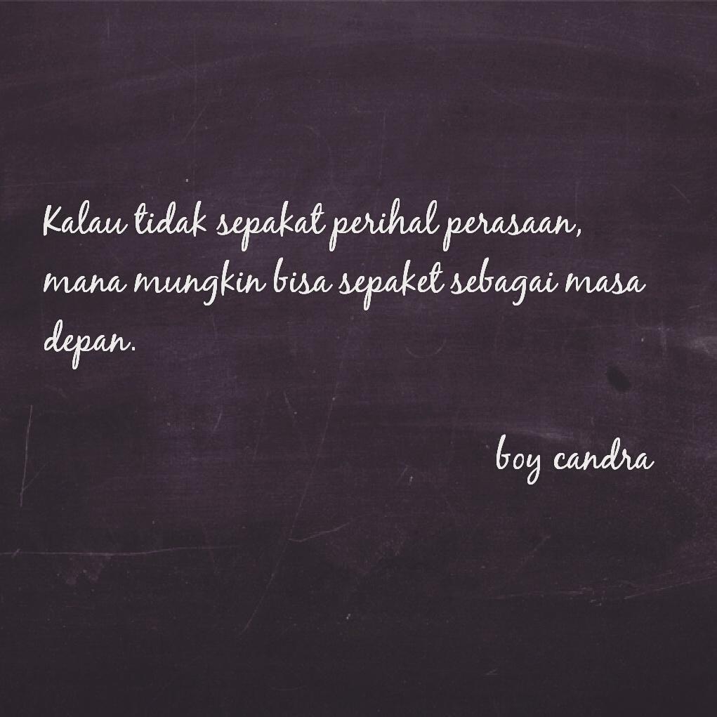 Boy Candra On Twitter Cinta Itu Berdua Berimbang Http Tco