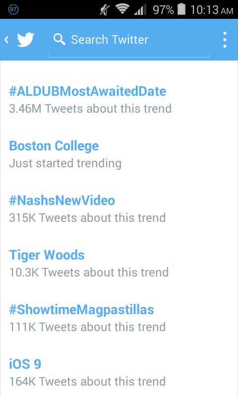 cmlljlyjy's tweet image. Beast mode on mga ka aldubnations :-D

#ALDUBMostAwaitedDate #RIPShowtime