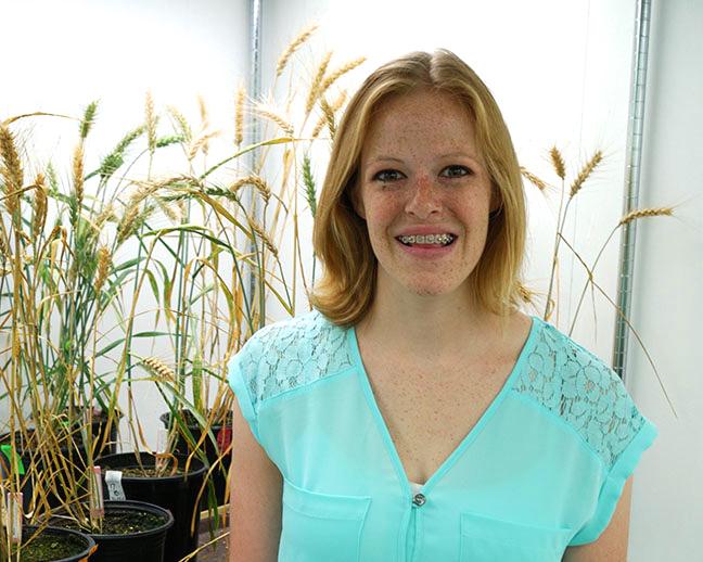 2015 Women in Triticum winner: Kerri Neugebauer <a href="/kstateag/">K-State College of Agriculture</a> <a href="/KStateAgron/">K-State Agronomy</a> <a href="/KState/">K-State</a> #wheat #bgri2015