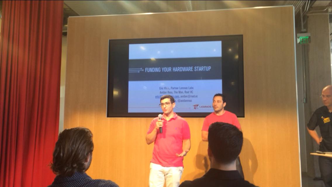 Feeltherapeutic's tweet image. Our CEO pitching at #hardwareworkshop @MakeinLA @FeeL_Wristband. Thanks @marcbarros for the great event.