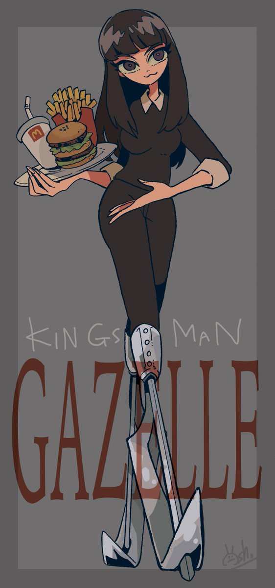 かねこ鮭 ドロ イング展9 5 キングスマン観ました ガゼルちゃん Http T Co Ry9hhdurrc