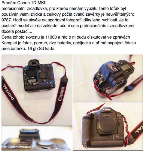 JanPovysil's tweet photo. Pán je trochu vtipálek :D.
11tisíc za foťák starý deset let :D.
- na naučení s profi zrcadlovkou :D
#CIHLA
#fotocz http://t.co/TAsL6VxD9Y