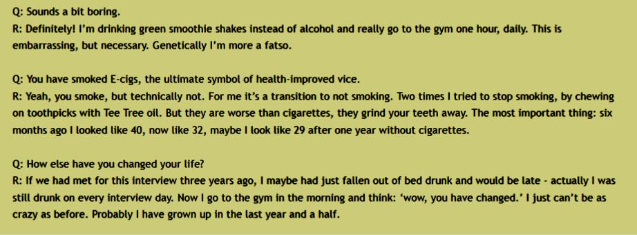 girlstuff411's tweet photo. βNow I go to the gym in the morning and think: βwow, you have changed.β I just canβt be as crazy as beforeβ¦β #FitRob http://t.co/R5eBlA9yhD
