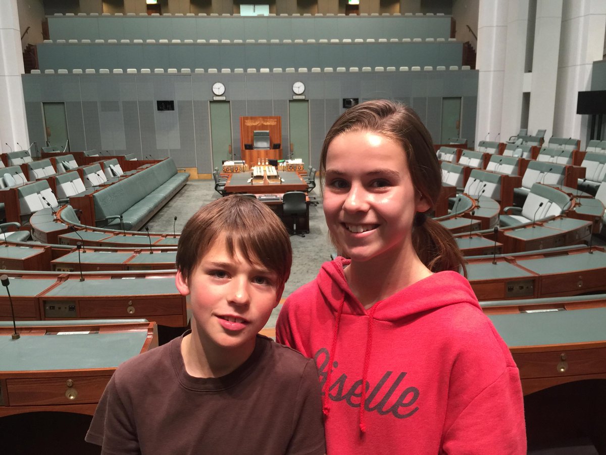 SimonJackman's tweet photo. At the bar of the House ("I spy a stranger?"). #APHOpenDay http://t.co/dk6jah4eNv