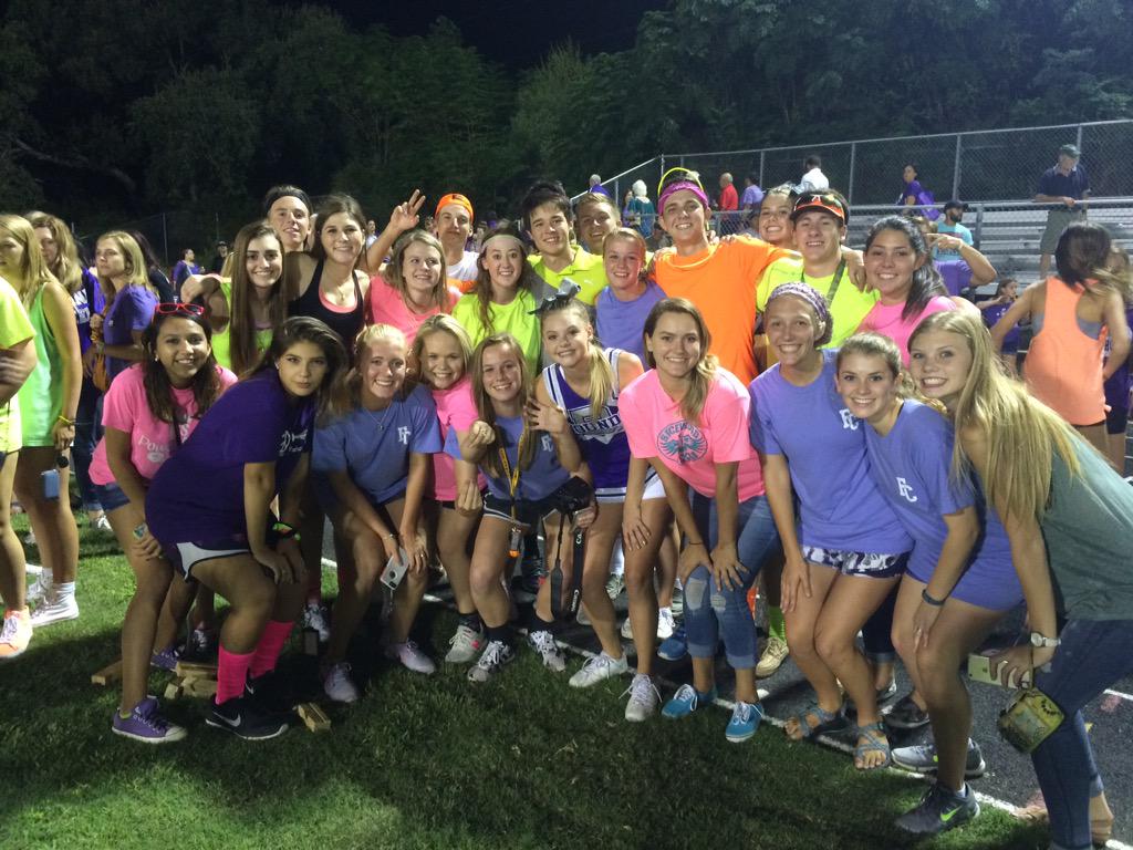 Shout out to the SENIORS who come out to every game!! Class of 2016 is the best!!! Go hounds!