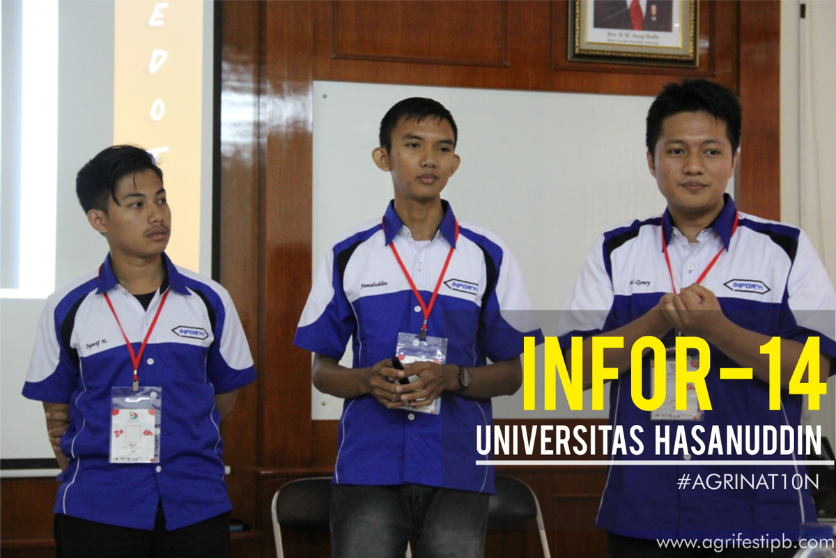 AGRINATION | PDC: Nomor urut 5, jauh-jauh datang dari Makassar, INFOR-14 dari <a href="/tweetUNHAS/">Univ. Hasanuddin</a>!
