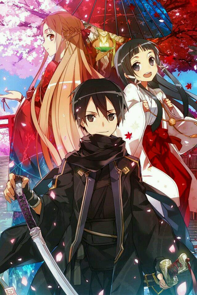 Anime Wallpapers 私 on X: Mobile Phone Wallpaper Anime: Sword Art Online # SAO  / X