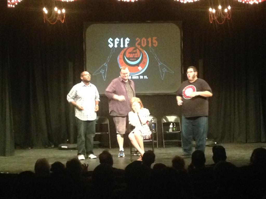sfimprovfest's tweet photo. Damaged Goods Improv bringing the serenade to our #SFIF2015 audience http://t.co/FhmsdSC00Q