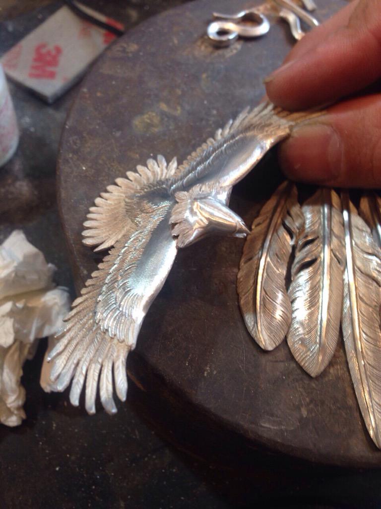 Horizon blue ターコイズ付き 大イーグルシルバー HORIZON BLUE on X