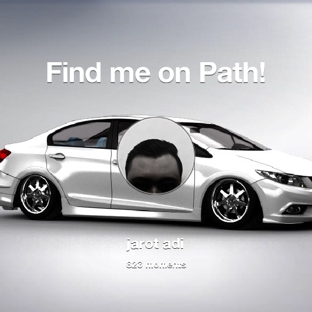 I've shared 823 memories with my friends on #Path - see them now at path.com! #thepersonalnetwork