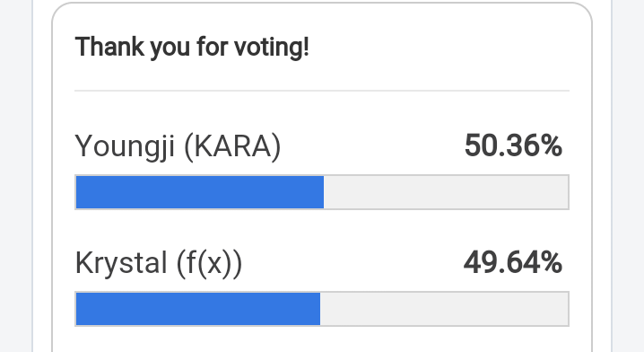 kmyzip's tweet photo. Please Vote for Krystal >>>>>>> Who is the best maknae? (Krystal VS Youngji) http://t.co/09Ag8DaEuG http://t.co/O7KmbLxHLg