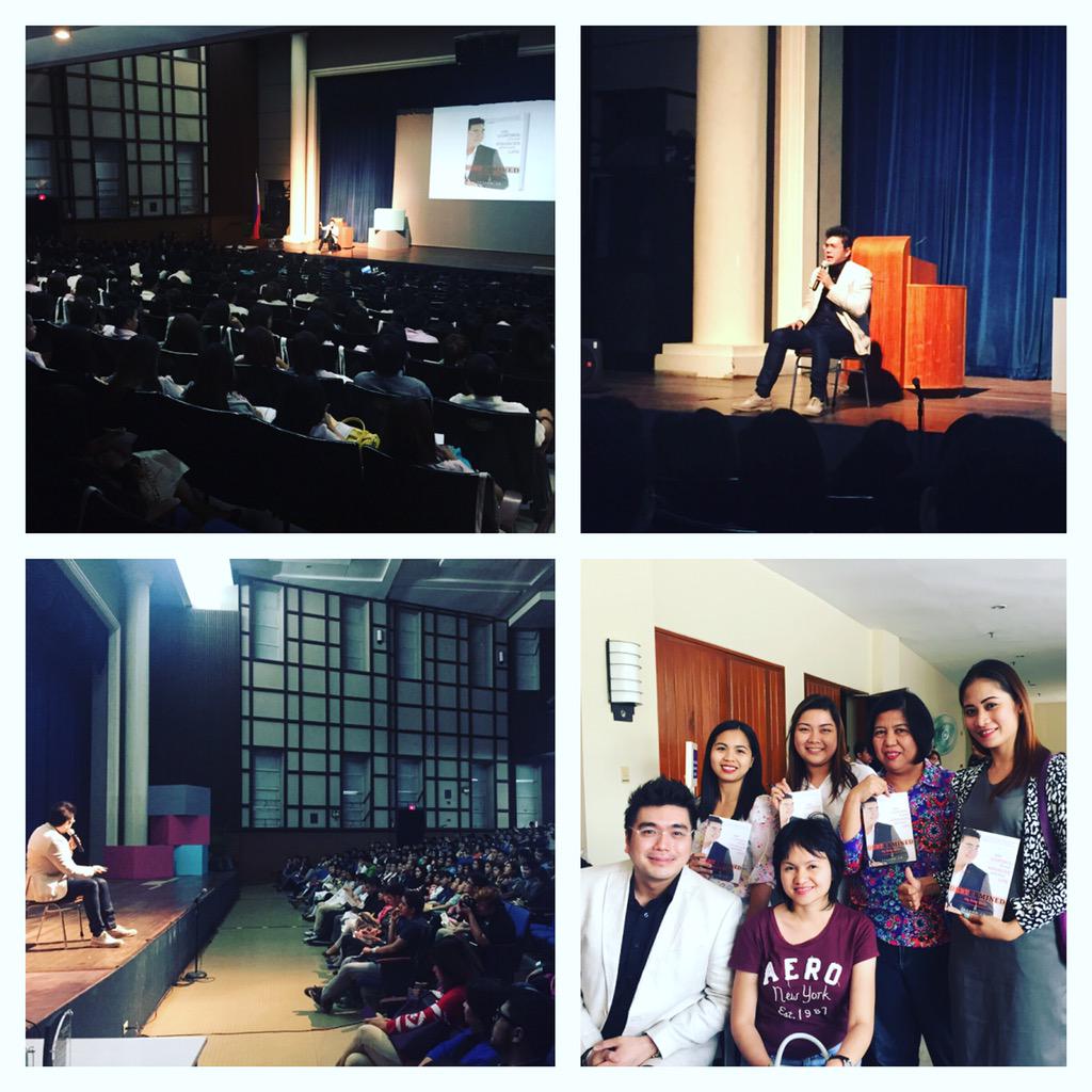 jaysonlo's tweet photo. Talk in Ateneo for more than a thousand students all over Luzon. Thank you Step Up Intl! #Talk #DEBTermined http://t.co/SiIAlkrhoV