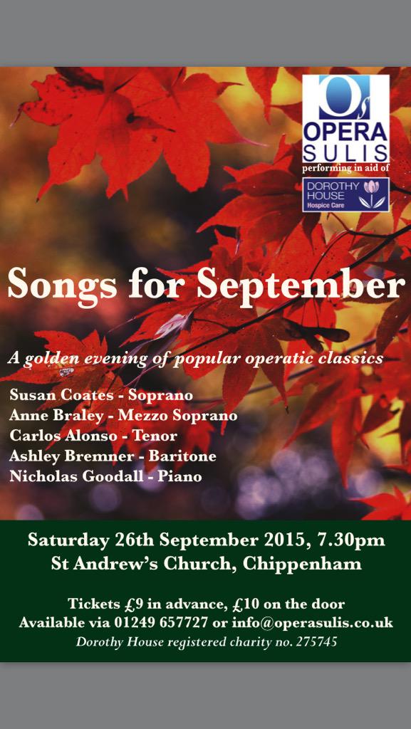 OperaSulis (@operasulis) on Twitter photo One week to go <a href="/TotalBath/">Total Guide to Bath</a> <a href="/BathOccuring/">Bath Whats Occurring</a> @BathChron <a href="/ChippenhamFM/">ChippenhamFM</a> @ChippenhamLive @Carewatch_Wilts <a href="/WesternDaily/">Western Daily Press</a> One week to go <a href="/TotalBath/">Total Guide to Bath</a> <a href="/BathOccuring/">Bath Whats Occurring</a> @BathChron <a href="/ChippenhamFM/">ChippenhamFM</a> @ChippenhamLive @Carewatch_Wilts <a href="/WesternDaily/">Western Daily Press</a>
