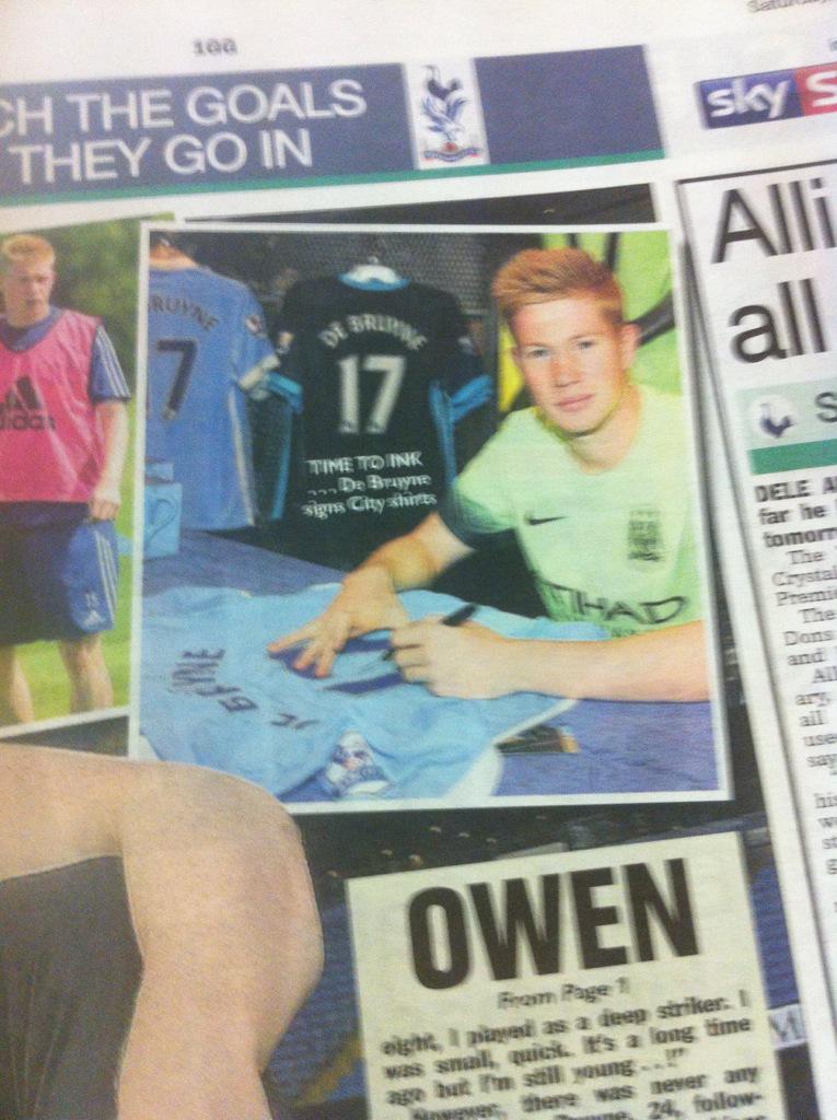 deliespresso's tweet photo. @piesportsbooze KEVIN DE BRUYNE lands Saturday job @deliespresso  #ManchesterCity http://t.co/vFiaU8b2zE
