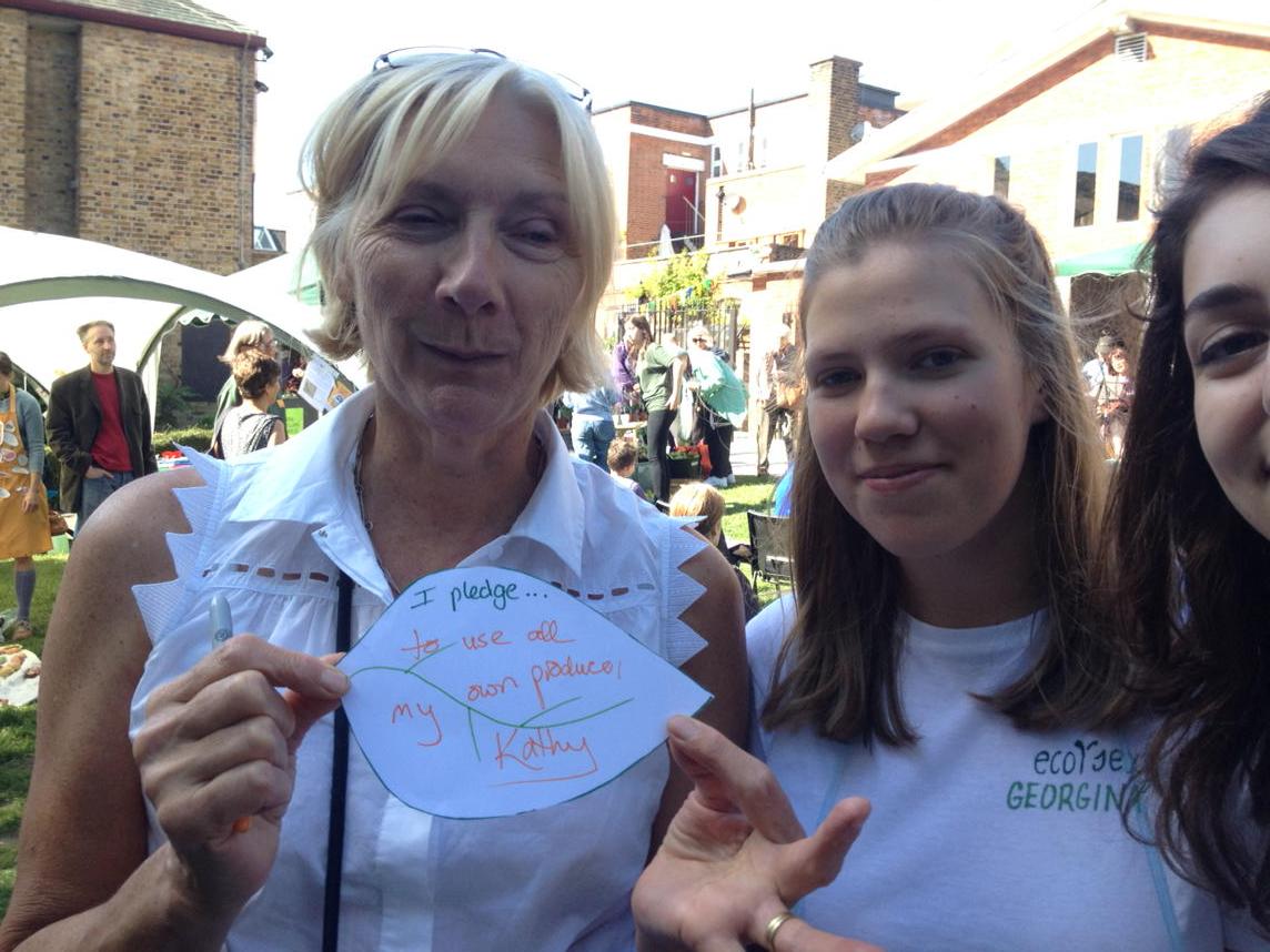 Great fun at Wimbledon abundance today, pledges made with #ecosexy