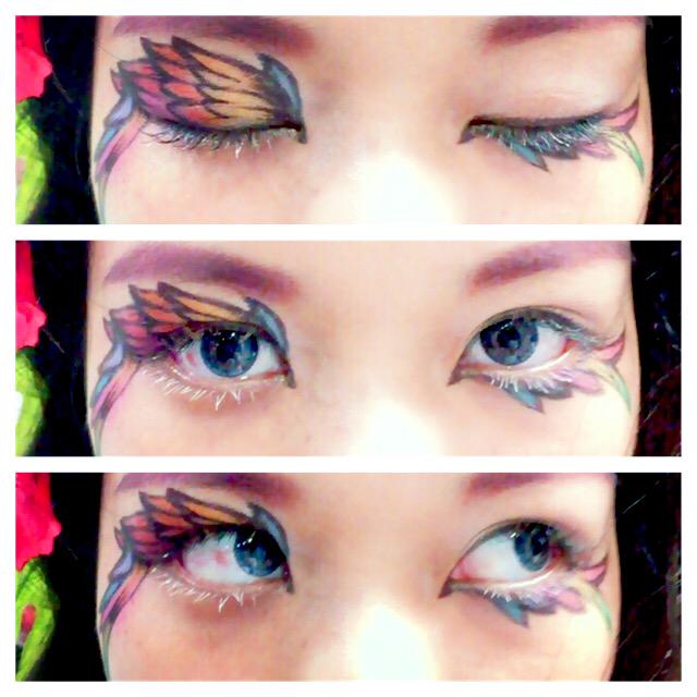 watakouwatakou's tweet photo. #SUMMERmake
撮影わず🎶鸚鵡の羽をイメージしてみた٩( ᐛ )و٩( ᐛ )و http://t.co/AKcD0VDcOh