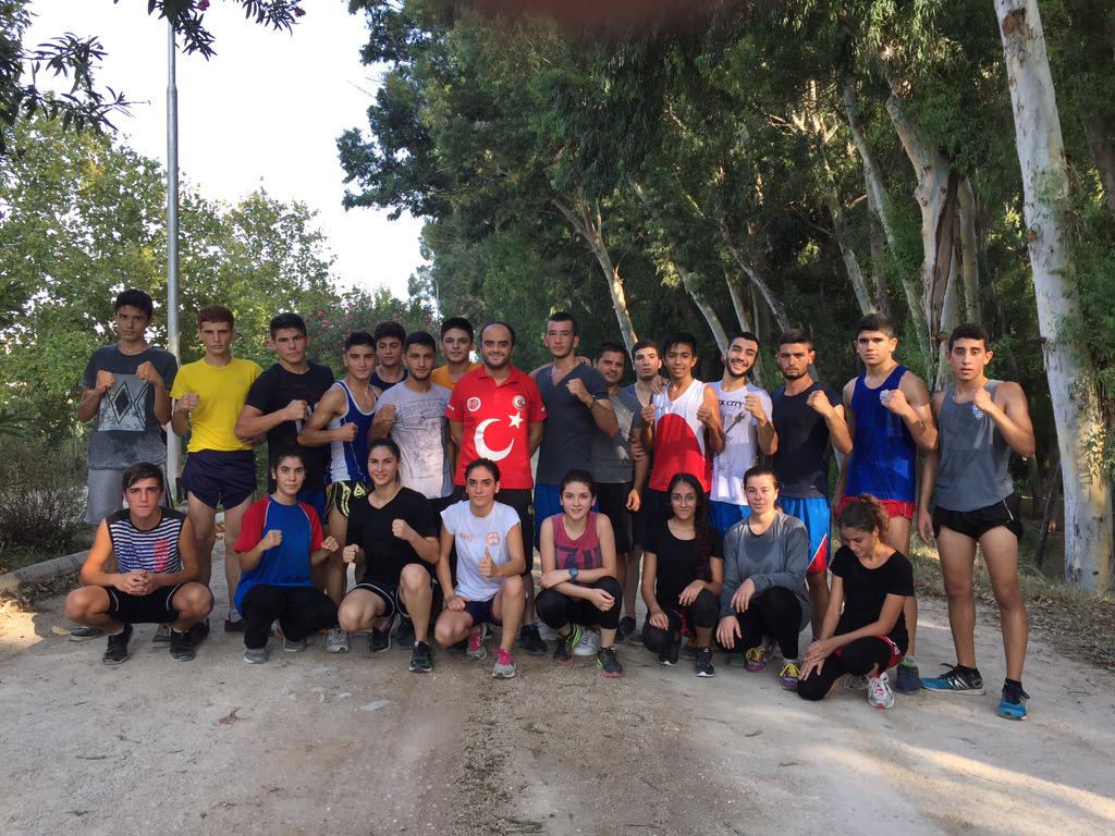 Sabah koşumuzu bitirdik