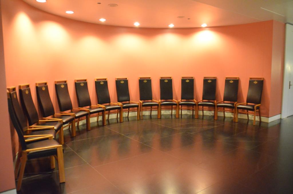 oz_penguin's tweet photo. Seen at #APHOpenDay. Looks like the waiting room for ring-wraiths! http://t.co/YtS5n3QcUJ