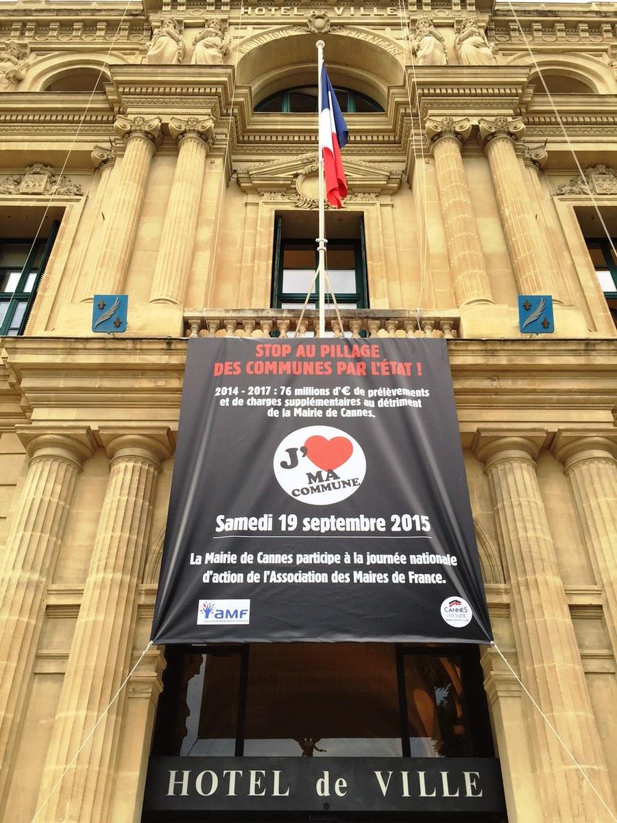 .@VilleCannes participe à la journée nationale d’action
de <a href="/l_amf/">AMF | Association des maires de France</a> #jaimemacommune