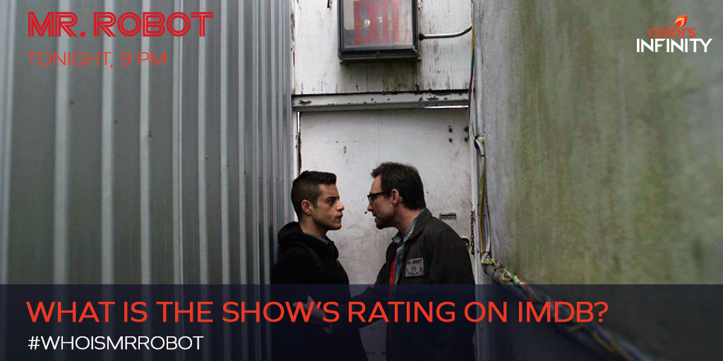 Colors Infinity on X: Q2. What's the IMDB rating of @whoismrrobot RT &  answer with #WhoIsMrRobot to win an #iPhone6  / X