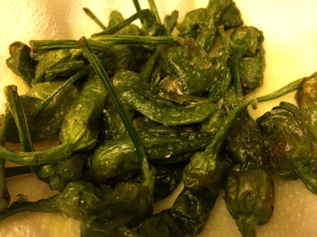 cookingclassnow's tweet photo. So here's what @spain locals prepare when cooking you dinner at home #pimenton #polpe #spanish #hospitality #feast http://t.co/uehA25TUUV