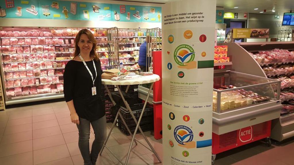agnesknitel's tweet photo. #dagvandedietist #dietistinsupermarkt http://t.co/09sBiiuKra