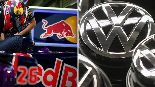 German car giant Volkswagen is close to agreeing a deal to take over Red Bull.

bbc.in/1ODyFgV #bbcf1