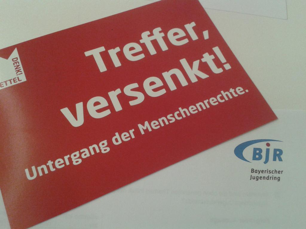 Auch auf der Verbändetagung des BJR steht die Situation der Geflüchteten im Mittelpunkt #Willkommenskultur #BJR