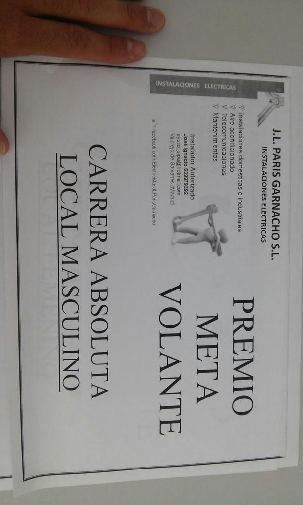 Esta tarde a las 18:30 h. Haremos historia con cerca de 300 corredor.Con premio  en meta volante sita en <a href="/LA__LATINA/">cerveceria LA LATINA</a>