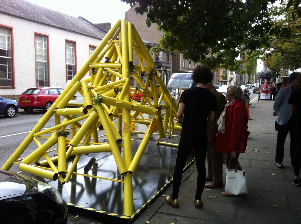 Roots - focusing on growth and development of #Dundee through an interactive structure. #InteriorsDJCAD <a href="/DJCAD/">DJCAD, UoD</a> #PD15
