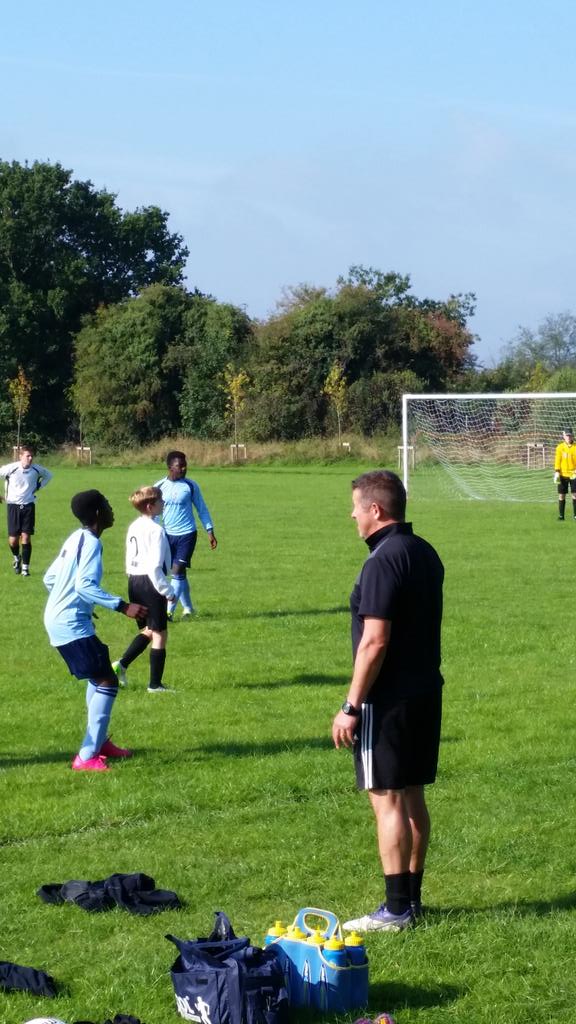 derbyschoolsfa's tweet photo. Derby Under 15's take the lead against a persistent Coventry Under 15's. http://t.co/t4V7HYsPFI