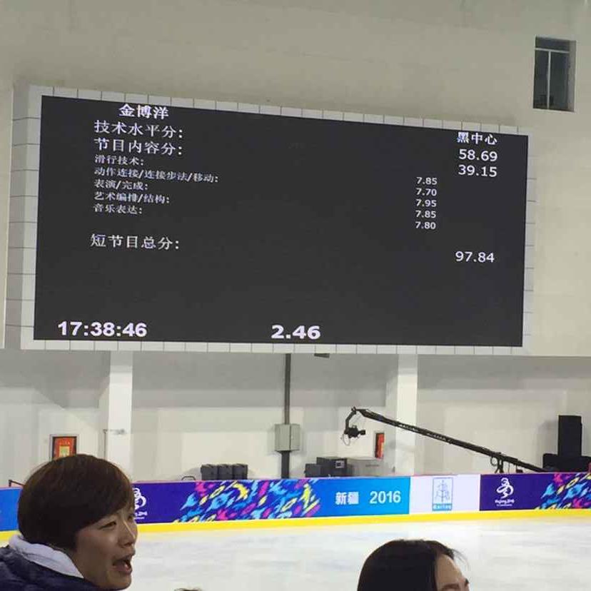 Boyang Jin SP: 4Lz3T 3A 4T 58.69+39.15=97.84 1st