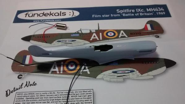 cjhm_models's tweet photo. @Airfix #WeekendWorkspace A good read. Modelling mojo returned, started Airfix 1/72 #Spitfire IXc as BoB Movie star http://t.co/qjOxDva1No