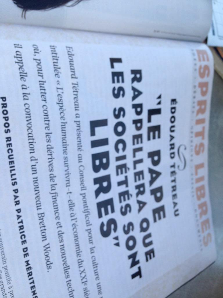 Aziliz31's tweet photo. Bravo @EdouardTetreau pour le papier #espritslibres @Le_Figaro la #conscienceHumaine : belle valeur de transformation http://t.co/tNe8B07erH
