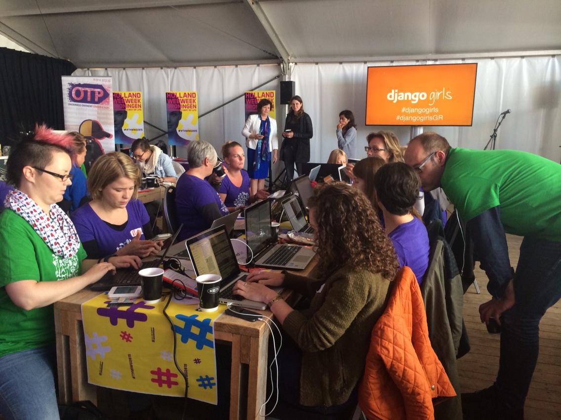 Work in progress <a href="/djangogirlsGR/">DjangogirlsGroningen</a> Creating on the internet! <a href="/hollandwebweek/">Holland Webweek</a> #djangogirlsgr