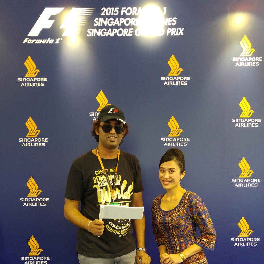 ShamindaDil's tweet photo. #racewithsia #SingaporeAir http://t.co/5DX53fcWMZ