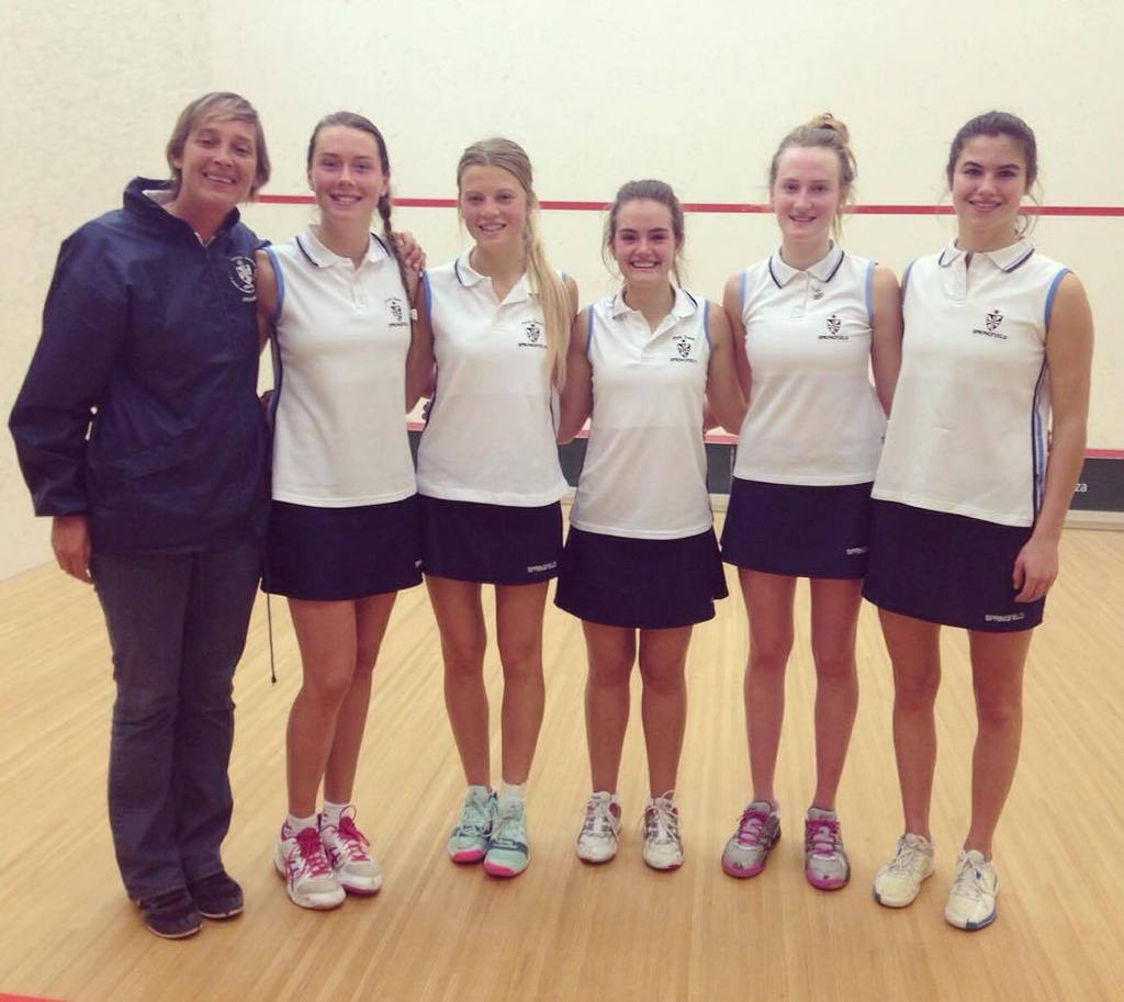 SFCSchool's tweet image. Well done to the squash girls for all playing so well at inter schools 💙
