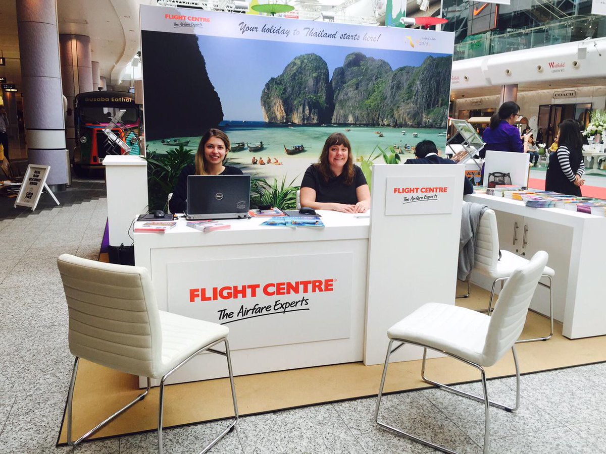 FlightCentre_UK's tweet photo. In @westfieldlondon this weekend? Come say hello at the #ColoursofThailand Festival with @tourismthailand http://t.co/GQlMAdoLeo
