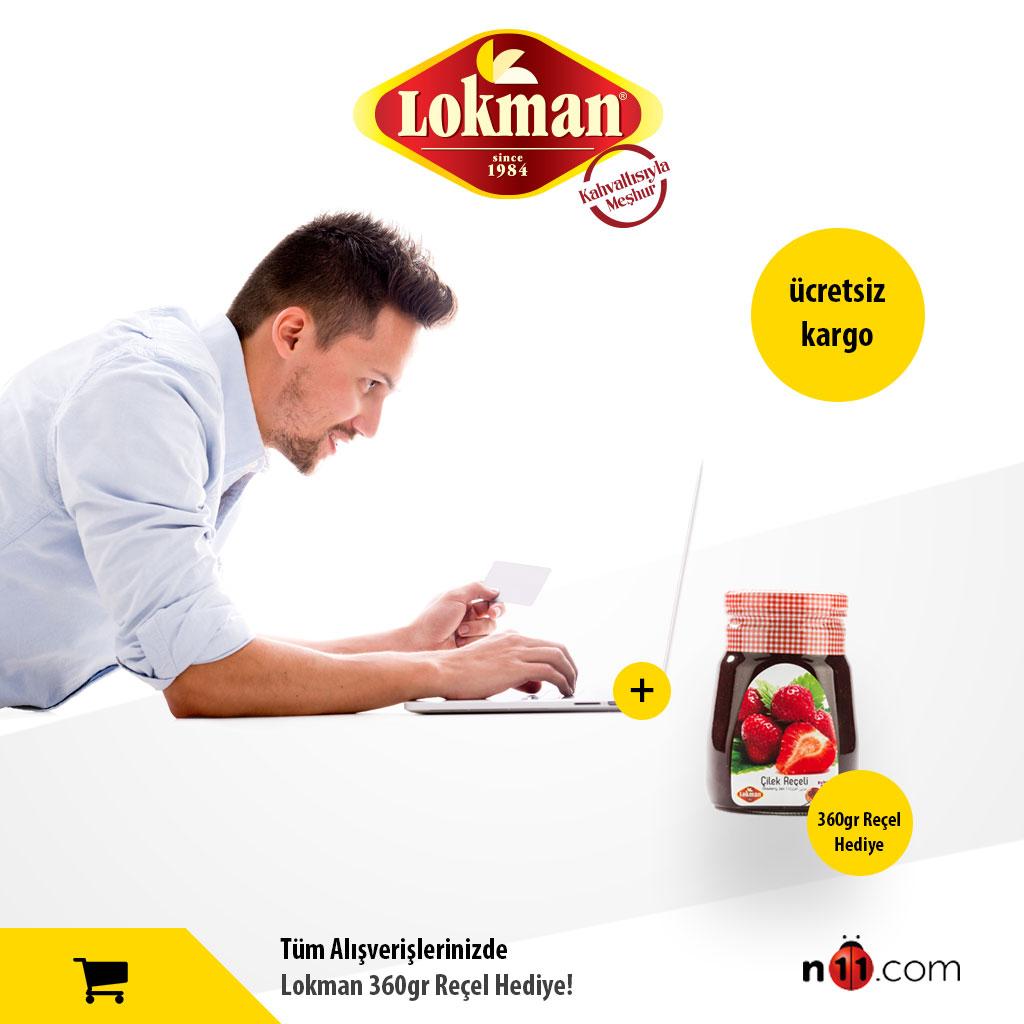 n11 mağazamızdan bugün yapacağınız alışverişlerde seçtiğiniz bir Lokman Reçel 360gr hediye! 

n11.com/magaza/lokman