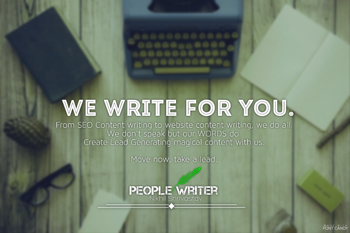 Nikhilwrites01's tweet photo. We GIVE SOUL TO WORDS.
#freelancewriter #contentwriter #leadgeneratingcontent #qualitycontent http://t.co/3z6GYplu4l