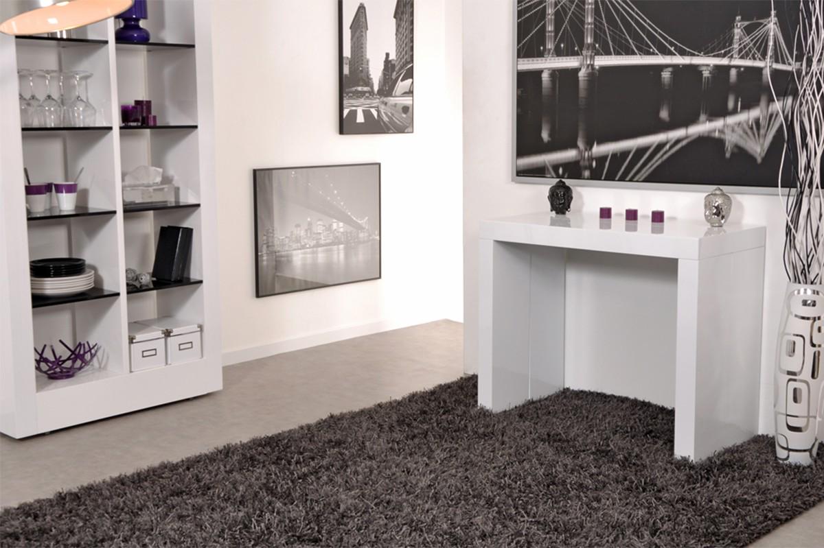 COTECOSY's tweet photo. Comment passer de console à table de salle à manger ? C'est facile avec notre console 5 rallonges, 2 meubles en 1. http://t.co/OBgMWS2AJn
