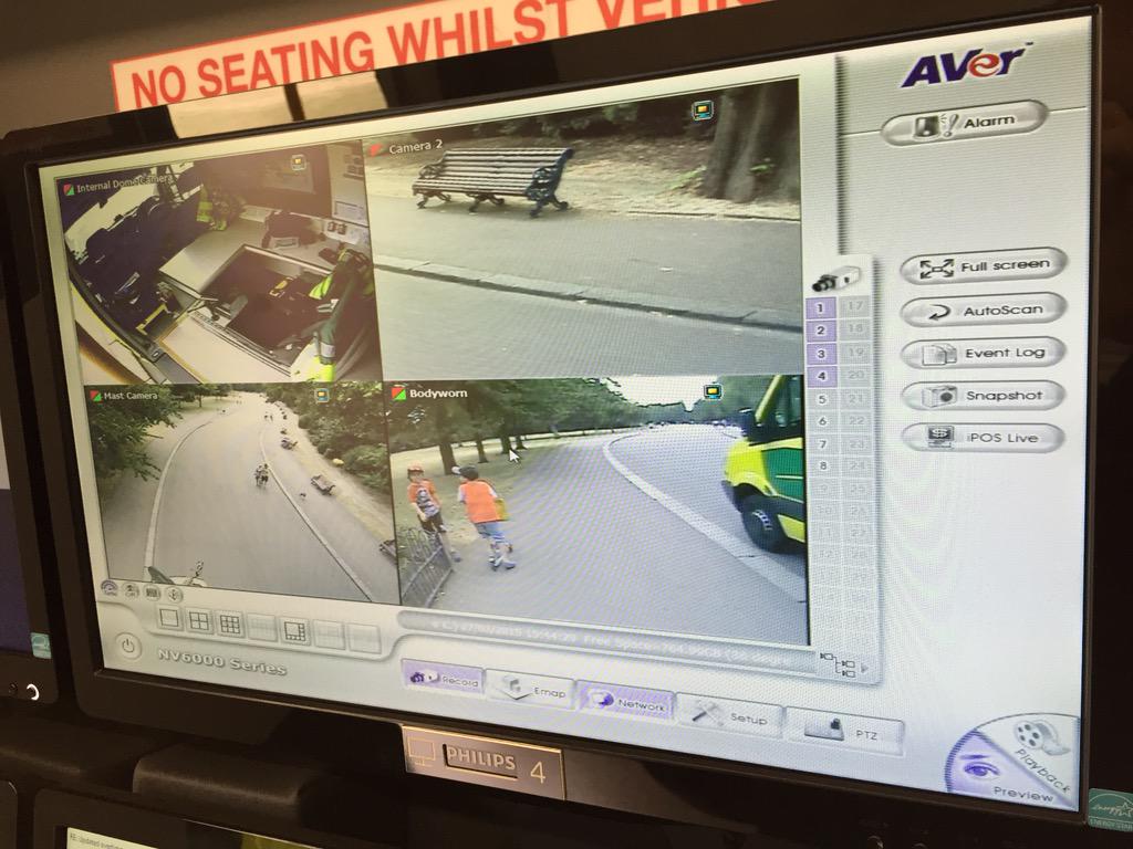 LAS_TacAdvisor's tweet photo. Command support vehicles #LASCSV provide a focal point, satellite internet, cameras and intelligence gathering http://t.co/2ad3Bzoj35